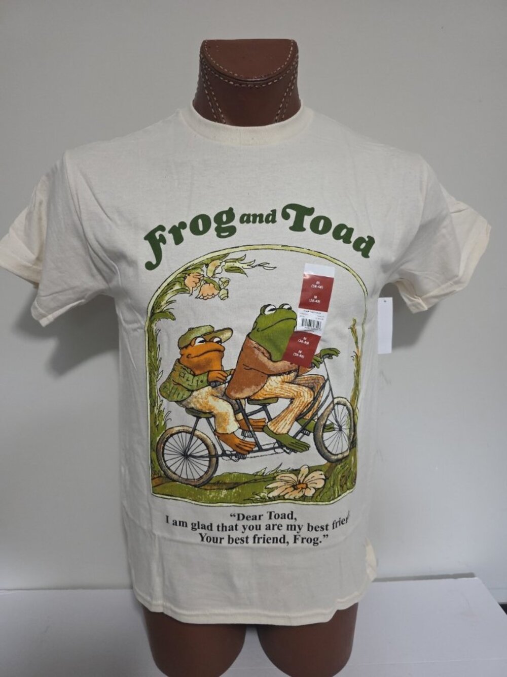 Frog and Toad Men's Cotton Graphic Print Short Sleeve Tee - Size: M (38-40)